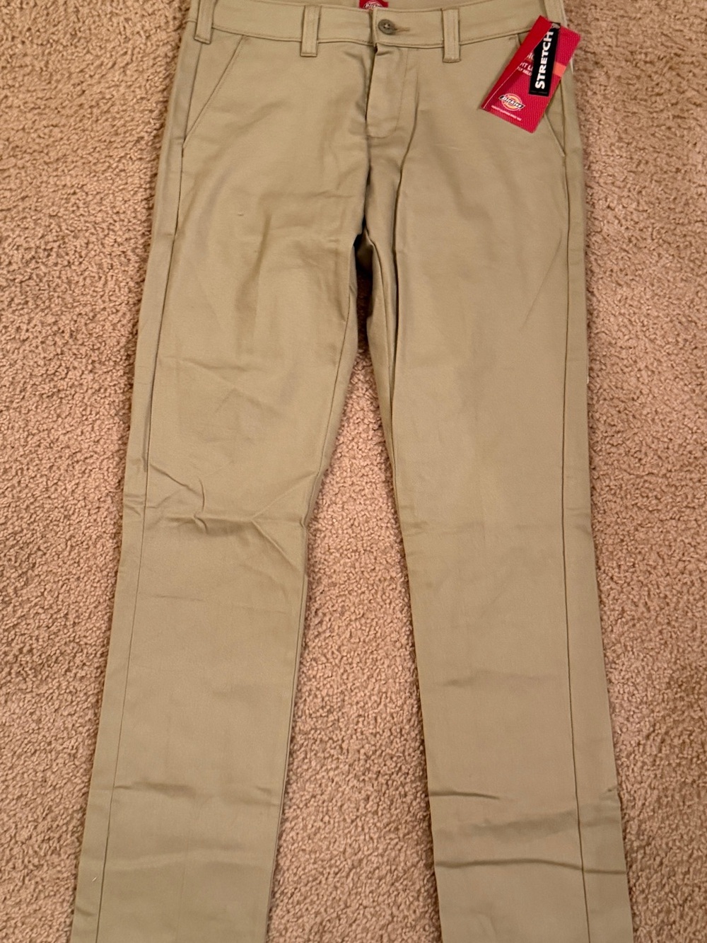 Dickies Men's Khaki Straight Fit Chinos